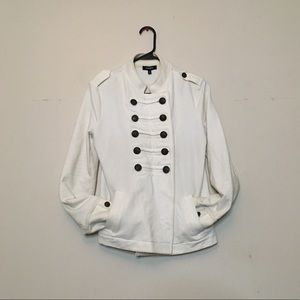 Express cream military jacket